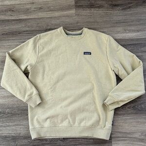 Patagonia Men's Tan Crewneck Sweater Uprisal Crew Size XL